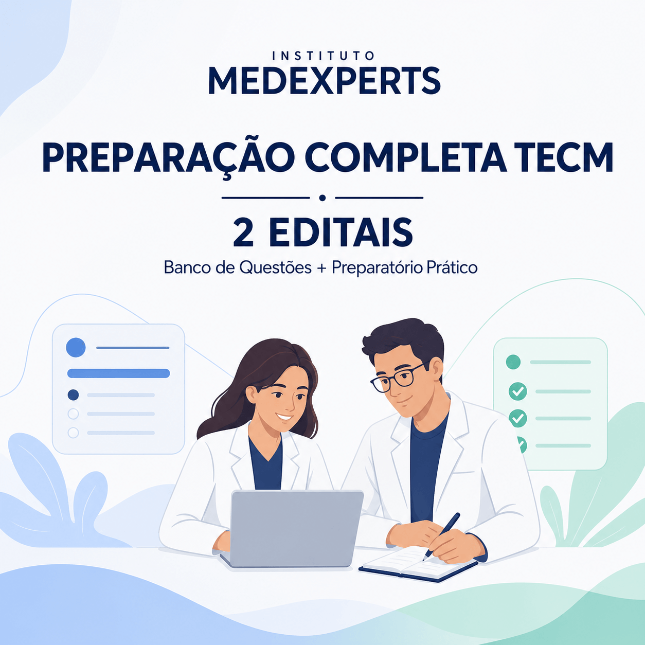 Capa da Preparação Completa TECM para 2 editais